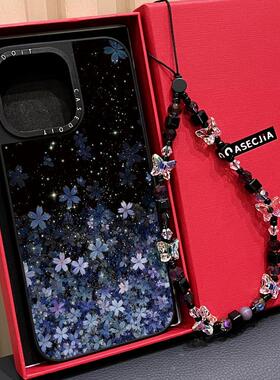 C家联名MagSafe磁吸暗黑系花瓣适用iphone17手机壳16promax苹果15pro镜面保护套14plus高级感13女Air小众