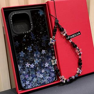 C家联名MagSafe磁吸暗黑系花瓣适用iphone17手机壳16promax苹果15pro镜面保护套14plus高级感13女Air小众