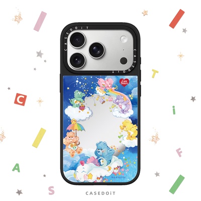 C家联名MagSafe磁吸carebears软糖小熊适用iphone17手机壳16promax苹果15pro镜面14plus可爱13卡通12日韩Air