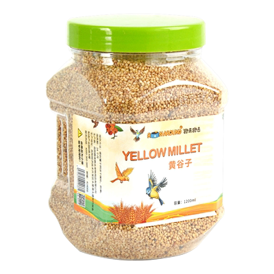 虎皮鹦鹉饲料粮食鸟粮带壳小米