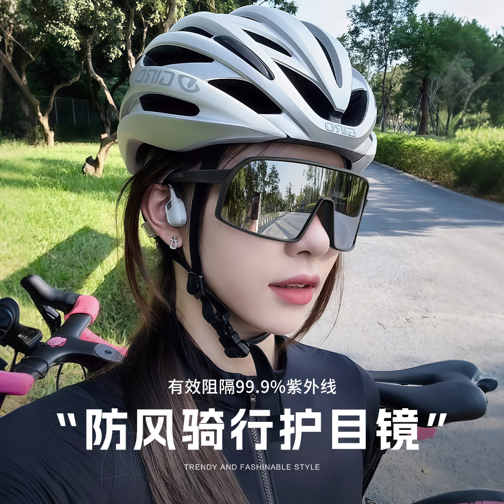 防风眼镜骑行护目镜日夜两用户外运动防紫外线登山墨镜骑车太阳镜图片