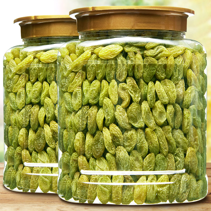 绿香妃葡萄干500g果干果脯蜜饯绿提子干特产干果零食绿宝石提子干