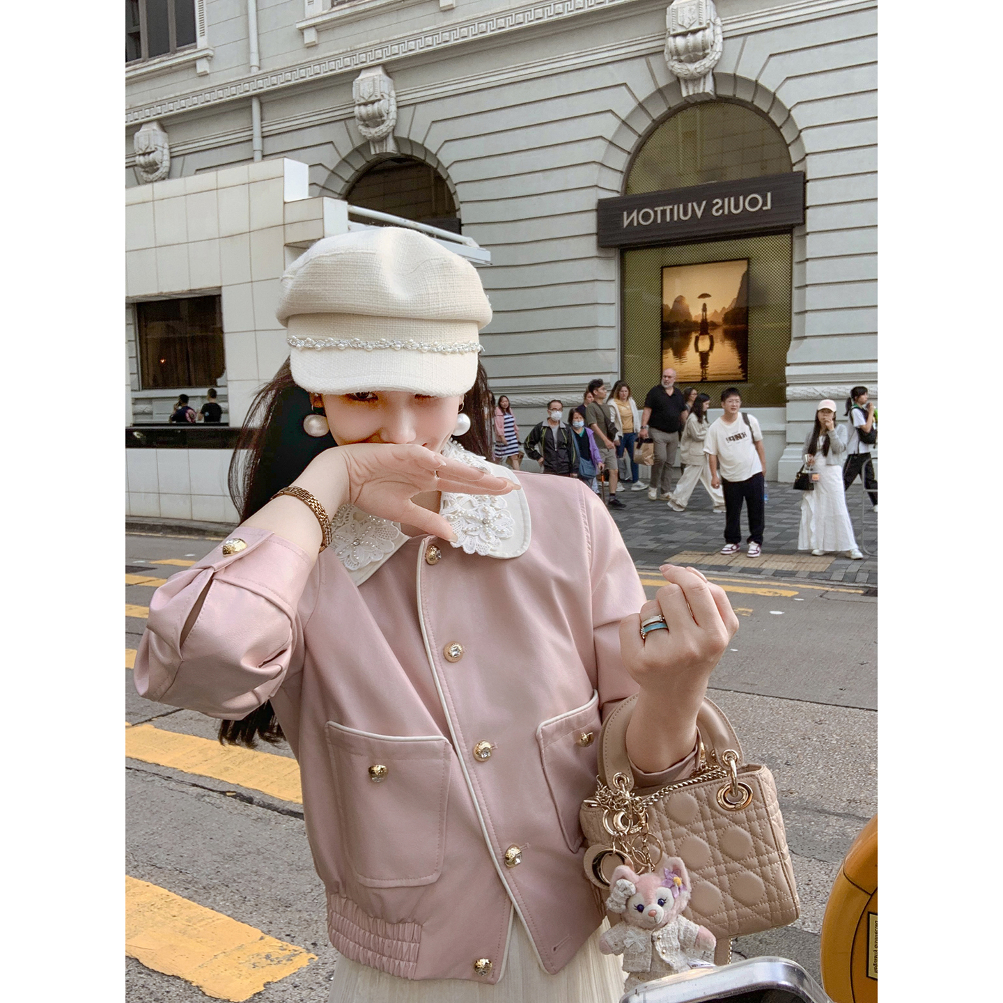 短款皮衣女2025新款今年流行爆款