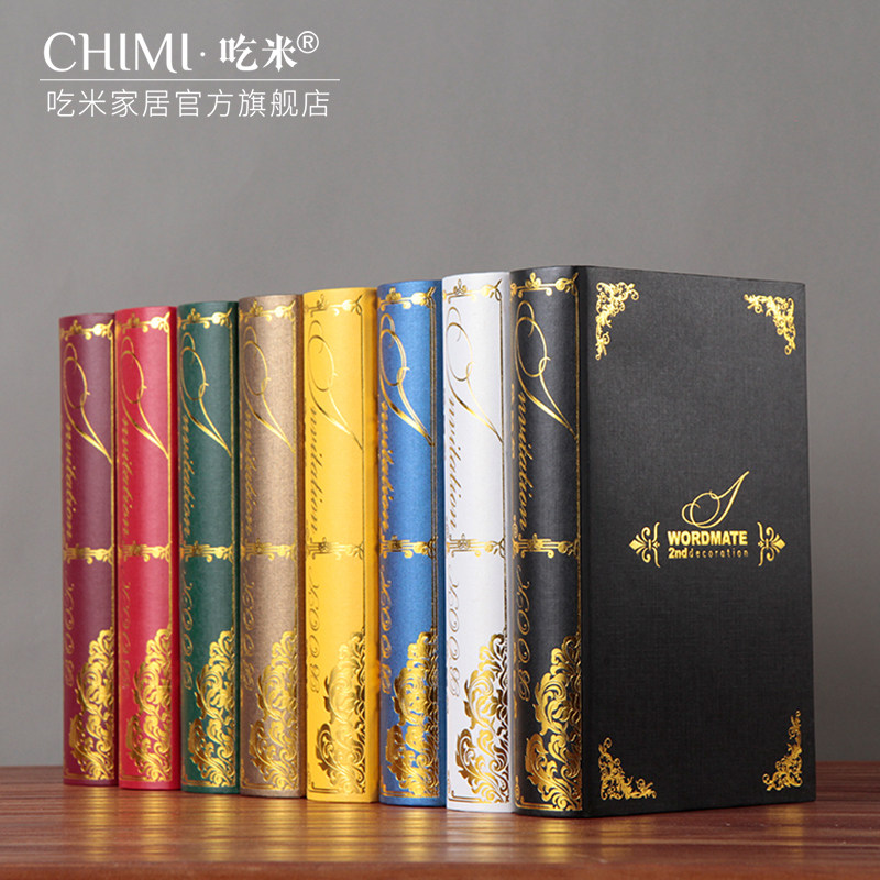欧式烫金系列假书复古装饰书摄影拍照酒柜书架道具书模型装饰书,家居饰品,装饰摆件,淘宝优惠券,粉丝福利购,淘宝优惠卷