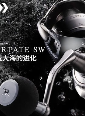 DAIWA达亿瓦24款塞尔特CERTATE SW纺车轮海钓远投路亚轮渔轮铁板