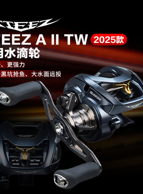 25款达亿瓦史帝兹STEEZ AⅡ TW远投水滴轮DAIWA达瓦四弟子a2/AII
