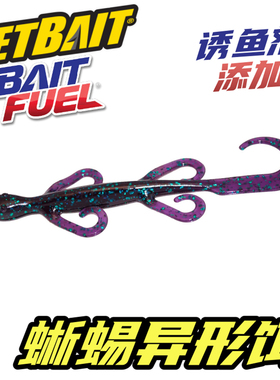 NETBAIT LIZARD蜥蜴异型饵6寸含诱鱼剂无铅德州卡罗路亚软饵