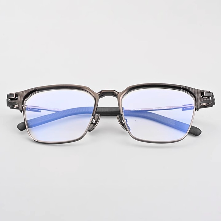 时尚眼镜框镜架男女款钛眼镜框方镜架配防蓝光近视镜大方框S-08TH