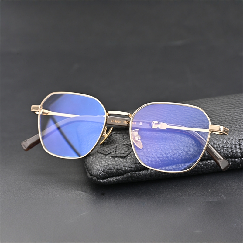 超轻商务牛角镜框全框镜框男手工眼镜配近视防蓝光镜片牛角90011