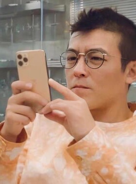 陈冠希同款7285眼镜框717W圆形超轻钛架近视眼睛架男墨镜文艺复古