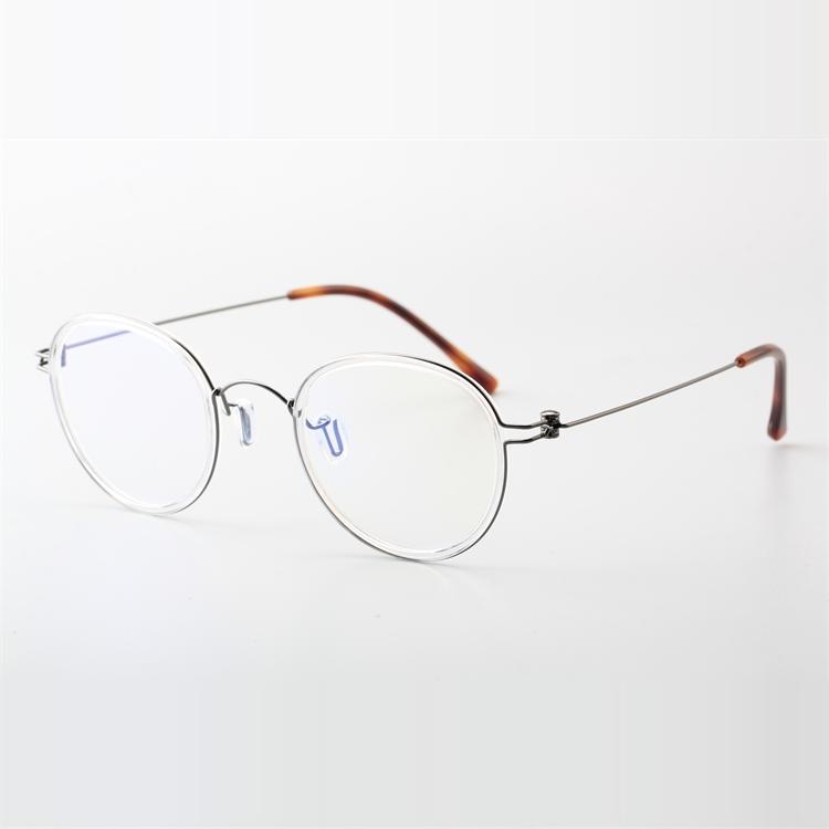 男女圆框板材金属超轻