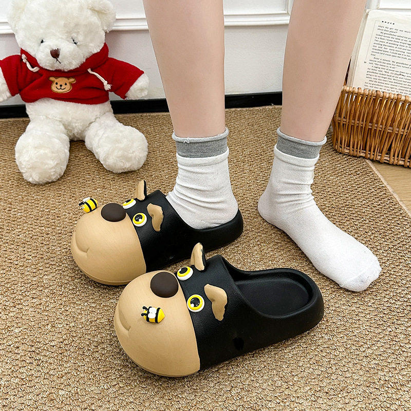 包头拖鞋女外穿居家防滑踩屎感Eva洞洞鞋一字拖沙滩厚底增高凉拖