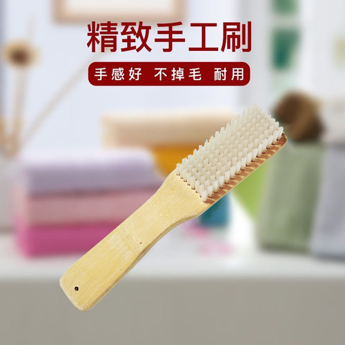 815特级刷竹柄硬毛尼龙鞋刷子