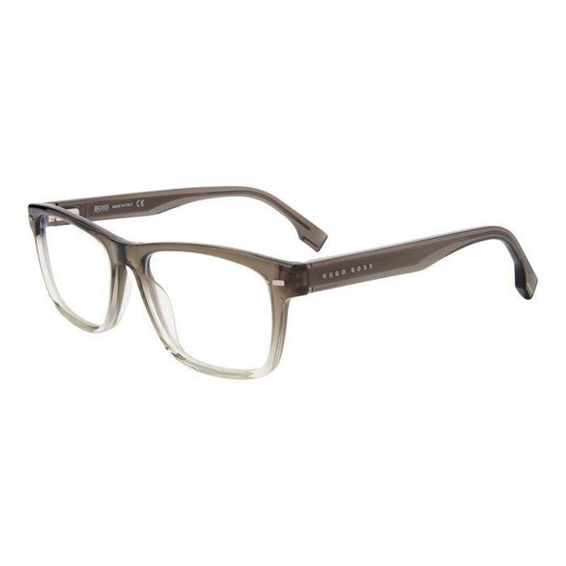代购Hugo Boss男士眼镜框矩形塑料全框渐变色商务日常眼镜架