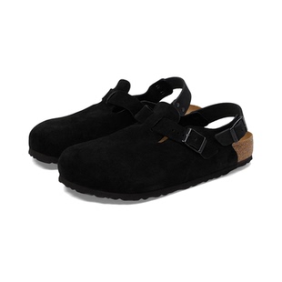 Birkenstock女式 包頭拖舒適軟皮輕便緩震休閑日常拖鞋