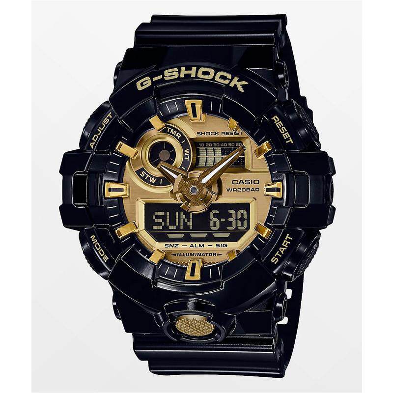 代购G-SHOCK男女腕表计时夜光日期测速金属防水皮带钢带商务运动