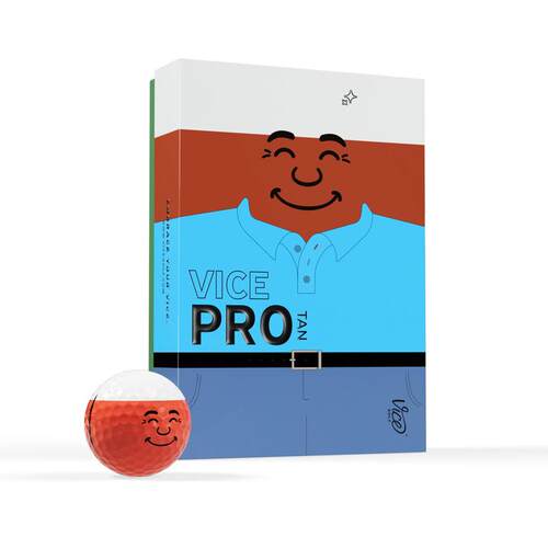 代购Vice Pro Tan高尔夫球晒黑限定版氨基甲酸酯专业柔软远距比赛