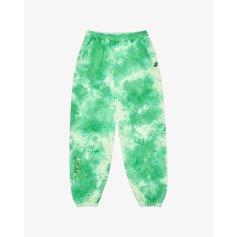 代购Malbon男士运动裤舒适保暖宽松透气棉质扎染松紧腰罗纹收口