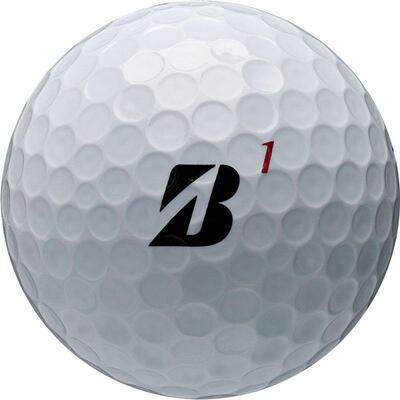 海外代购Bridgestone高尔夫球增加距离击球手感黄色彩色球发球台