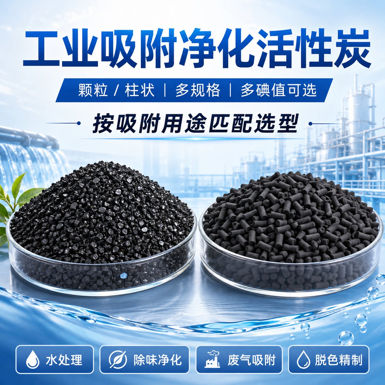 水处理去色除味活性炭厂家直销