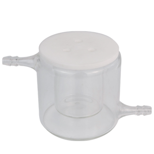 敞口恒温电解池水域控温双层电解槽电化学池槽可开票可配四氟盖