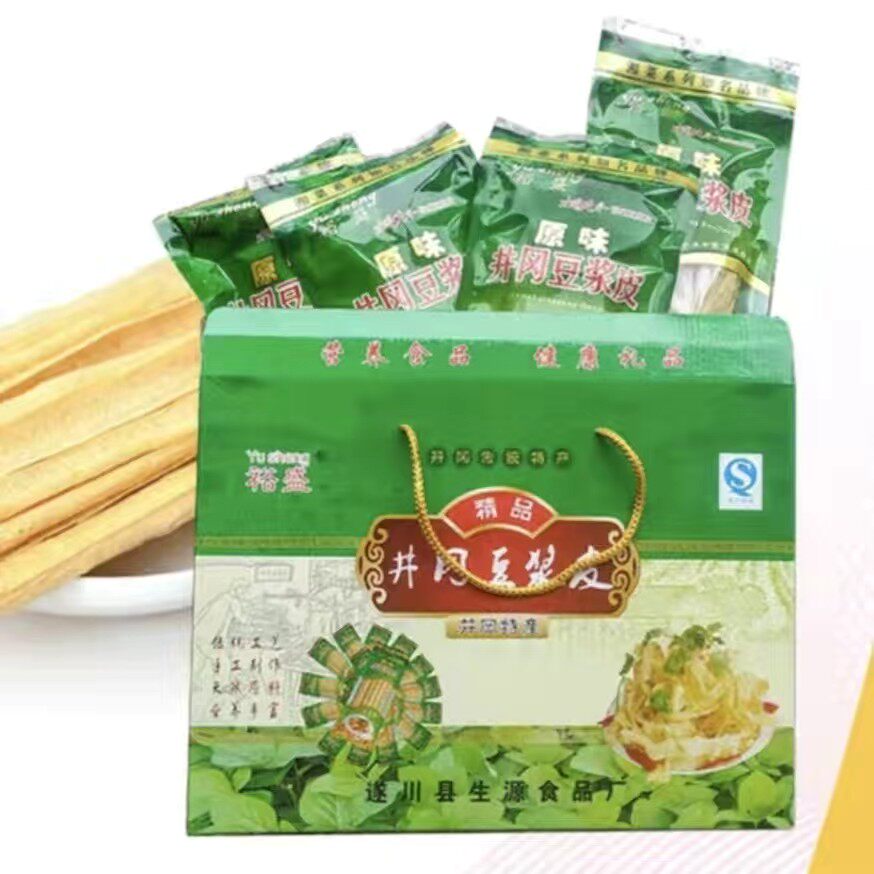 井冈山豆皮豆浆皮干货豆腐竹豆制品江西遂川特产手工自制农家腐管