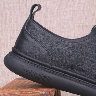 男鞋 透气系带驾车鞋 板鞋 潮男圆头包鞋 男青年休闲韩版 TSMR新款