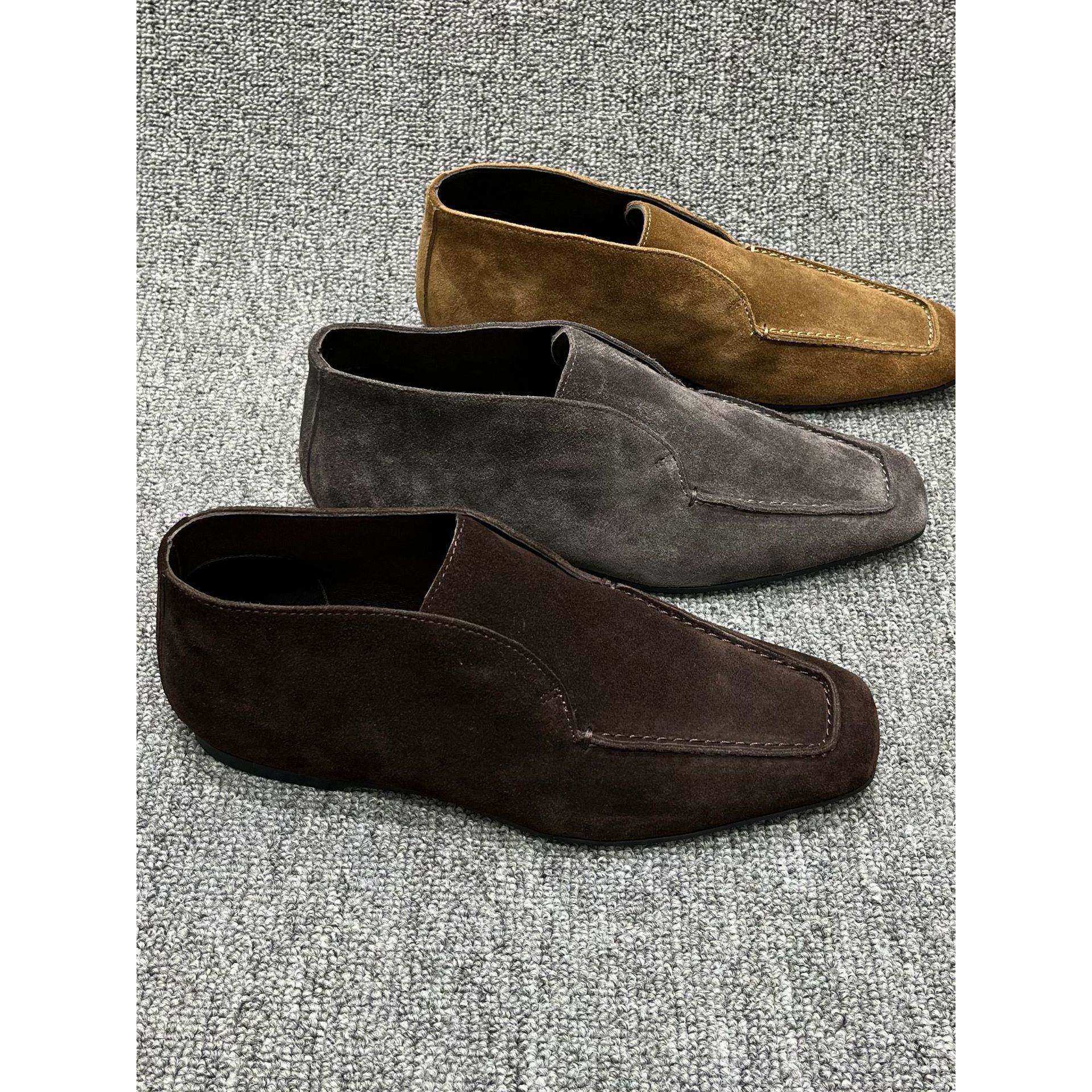 香港法式覆古软底乐福鞋女2025春秋舒适百搭单鞋一脚绒面单鞋中年,女鞋,牛津鞋/布洛克鞋/德比鞋,淘宝优惠券,粉丝福利购,淘宝优惠卷