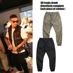 MDNS MADNESS休闲裤速干裤宽松工装裤余文乐潮牌束脚裤薄款长裤