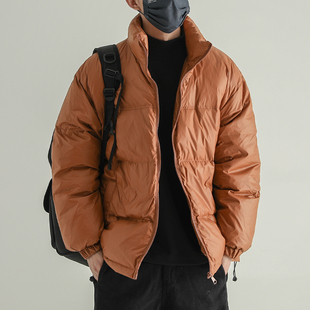 百搭白鸭绒宽松保暖潮流外套 BIAS潮牌日系羽绒服男冬季 neith