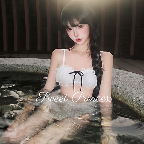 纯欲分体三件套比基尼沙滩泳衣女