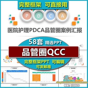 T模板医疗护理护士意思PDCA循环案例QCC成
