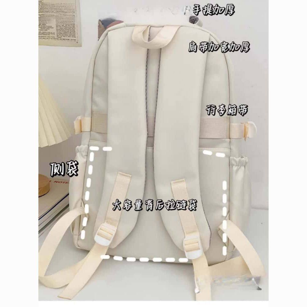 书包背后有暗格多层隐形书包后背拉链暗袋双肩包电脑大容量双背包