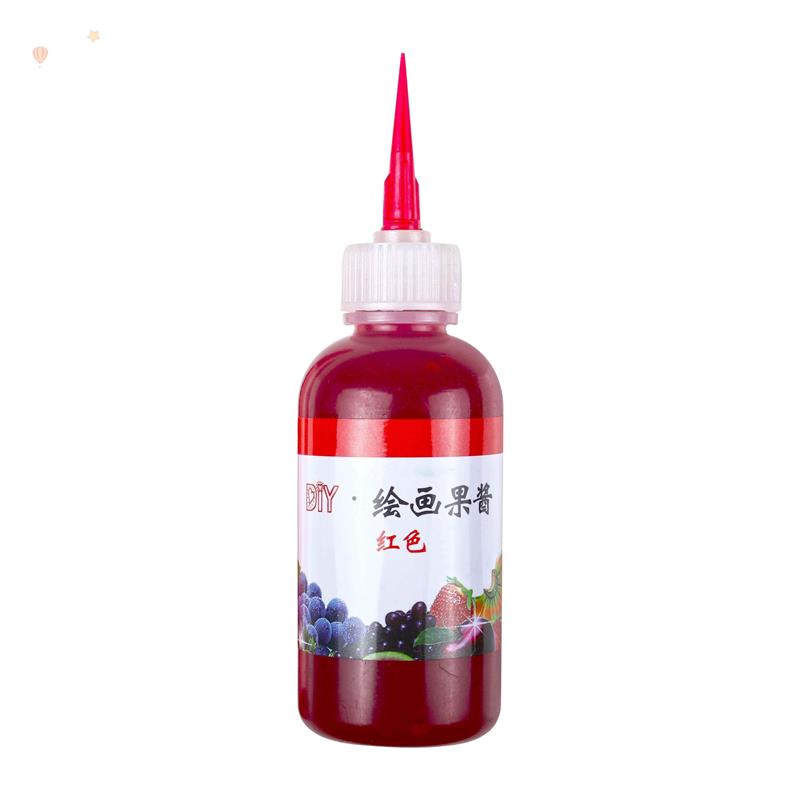 热销写字菜肴果酱画果酱套装厨房裱花笔西餐盘手工带瓶酒店挤壶小