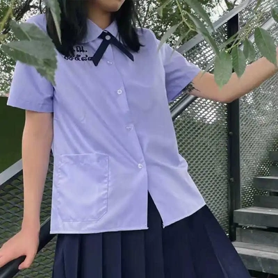 泰国校服娜诺禁忌女孩小水泰式衬衫学院风jk百褶裙套装裙子夏全套