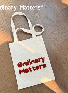 ummroom·OrdinaryMatters红色日常·Ruby Red复古时髦单肩托特包