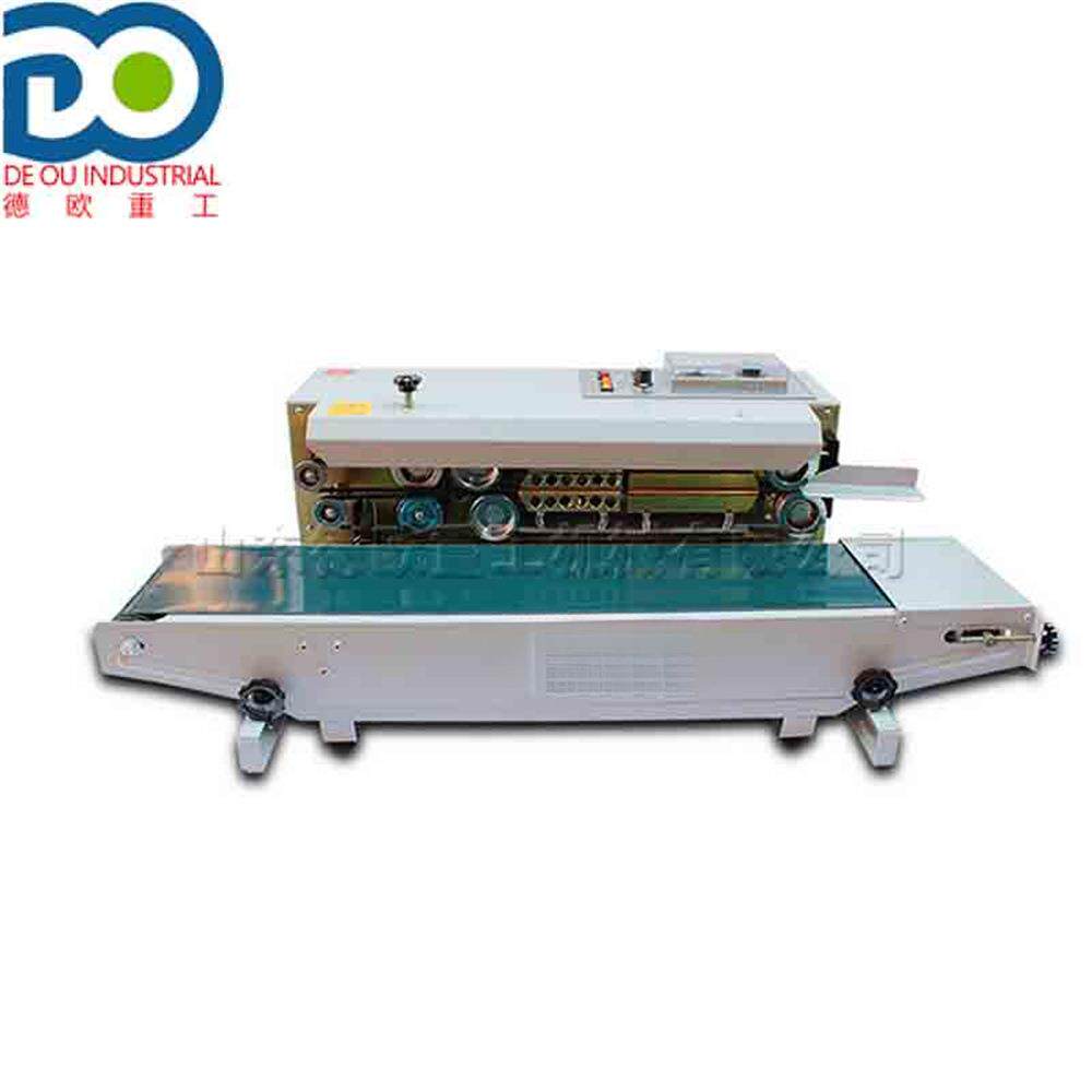 食品厂塑料薄膜袋封边机 连续式打码封口机 薄膜铝箔袋封边机