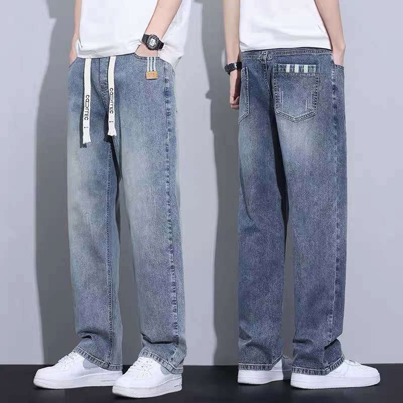 春秋牛仔裤男士2025新款潮流宽松