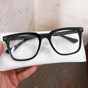 克罗芯同款韩版潮复古板材大框眼镜架男女方框近视可配度数72318