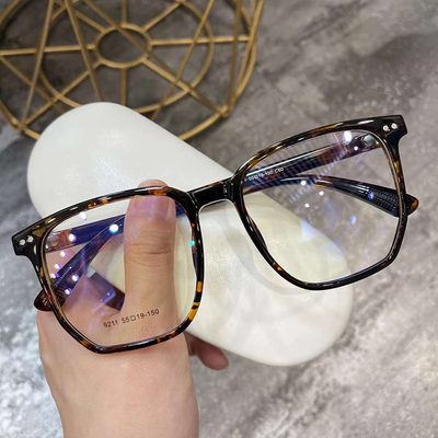 加大加宽多边形超轻TR90近视眼镜