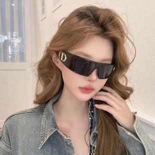 发箍墨镜 2025未来感欧美风运动骑行太阳眼镜女防紫外线护目镜个性