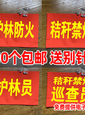 森林防火红袖章护林员安全员袖套