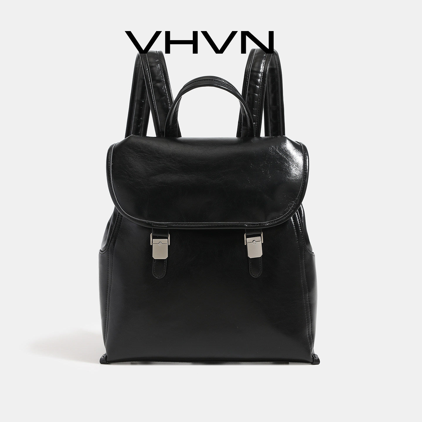 VHVN女包2026新款黑色双肩包图片