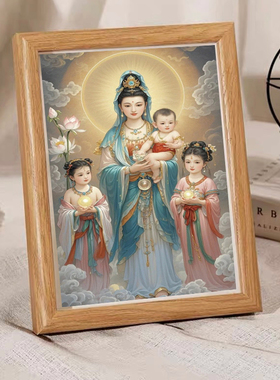 长辈中堂供奉亲友玄关新款画像