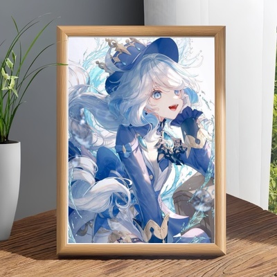 原神芙宁娜周边相框摆件