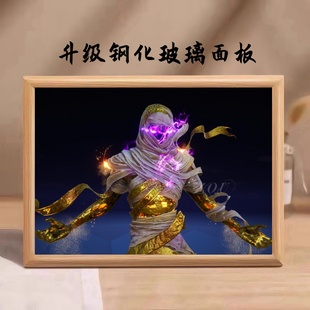 和平精英沙丘之主木乃伊升级版实木相框送男女朋友同学生日礼物潮