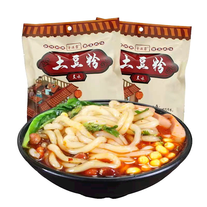正宗砂锅土豆粉4袋带调料 吉源客速食酸辣麻辣烫米线煮食袋装包装