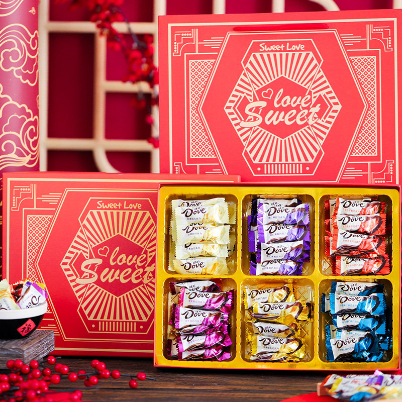正品德芙巧克力多口味丝滑奶白黑巧礼盒装网红红包送朋友生日礼物