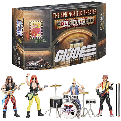 （特价）GIJOE 特种部队 乐队套装 孩之宝手办
