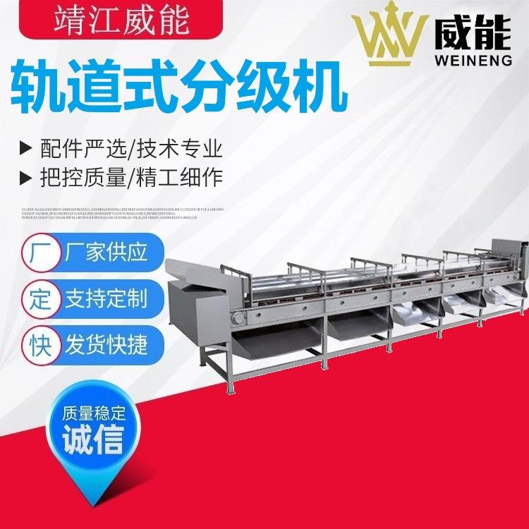 厂家直销大型全不锈钢工业商用橙子车厘子圣女果樱桃轨道分级机